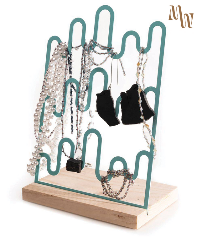 Wavy Jewelry Display Organizer