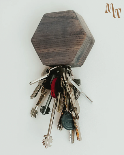 Hexagon Magnetic Key Holder