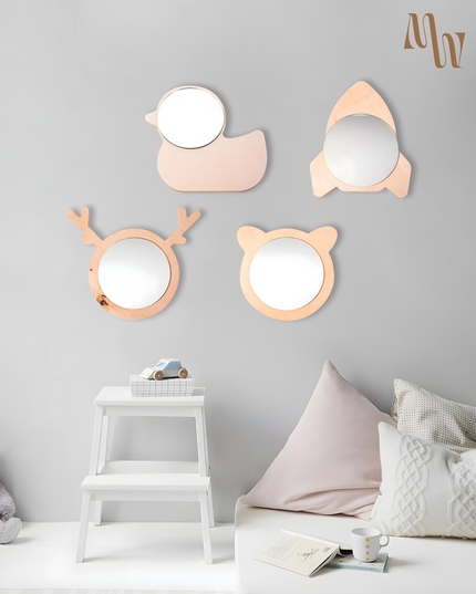 Kid's Hanging Mirror | 4 Shapes