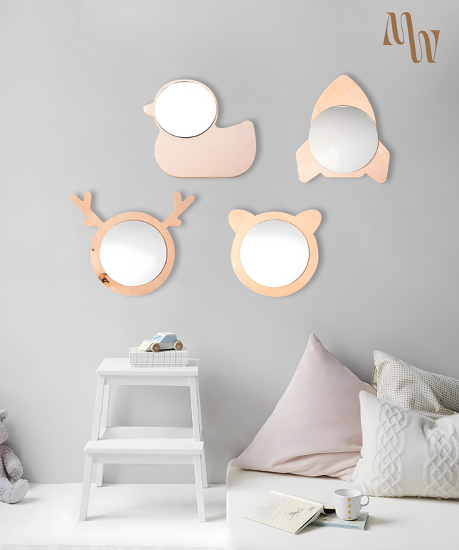 Kid's Hanging Mirror | 4 Shapes