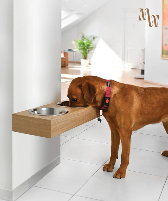 Wooden Elevated Dog Bowl Stand | 3 Sizes