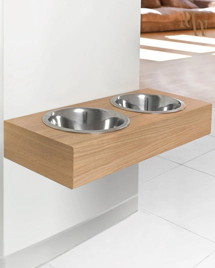 Wooden Elevated Dog Bowl Stand | 3 Sizes