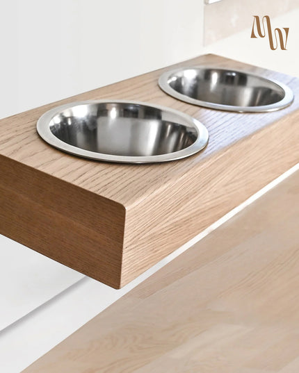 Wooden Elevated Dog Bowl Stand | 3 Sizes