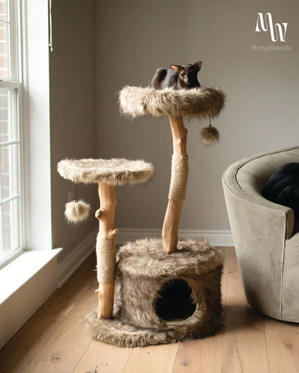 Dual Haven Cat Tower