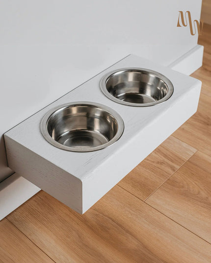 Wooden Elevated Dog Bowl Stand | 3 Sizes