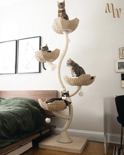 Branch & Basket Cat Tree | 4 Baskets