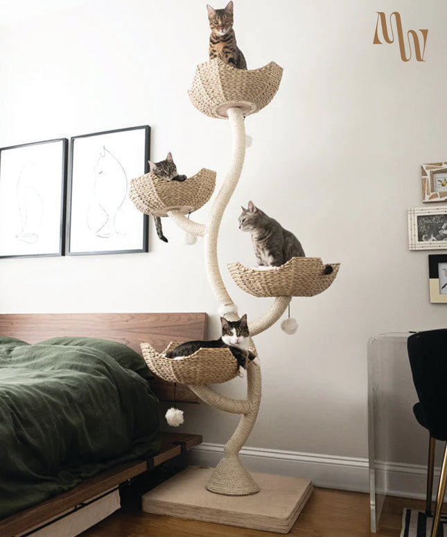 Branch & Basket Cat Tree | 4 Baskets