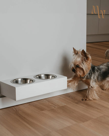 Wooden Elevated Dog Bowl Stand | 3 Sizes