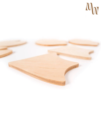 Wooden Footprint | Set of 2