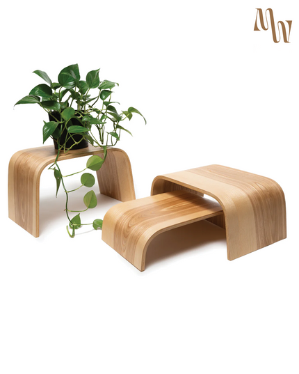 Wooden Plant Stand | Set of 3