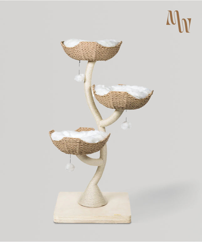 Branch & Basket Cat Tree | 3 Baskets