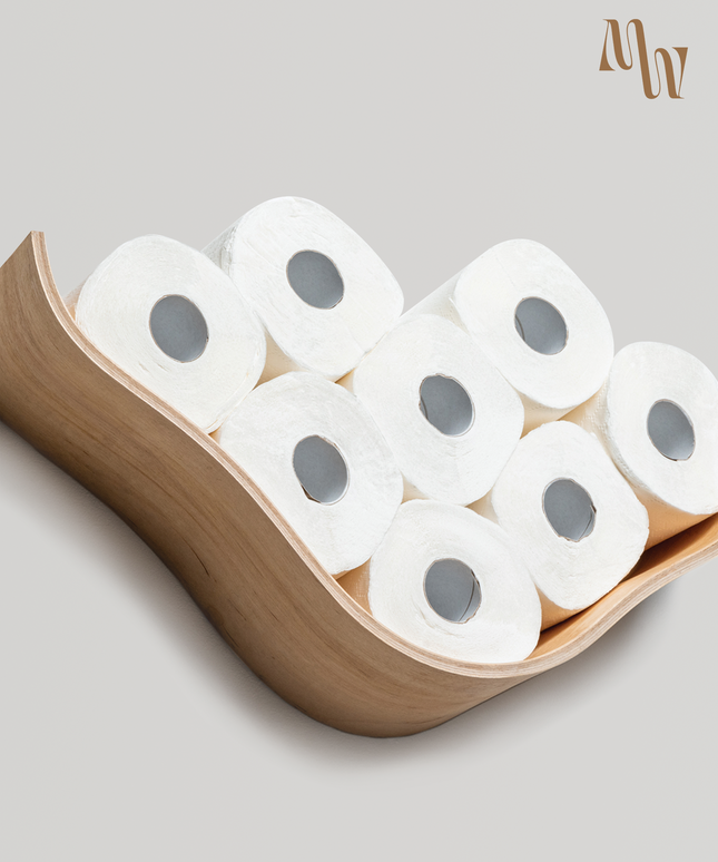 Wavy Toilet Paper Holder