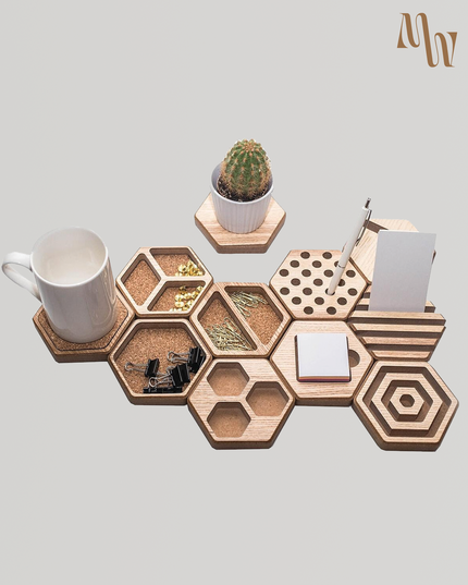 Honeycomb Desk Organizers