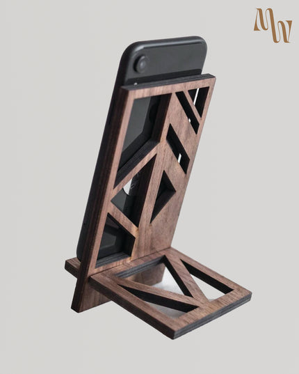 Wooden Patterned Smartphone Stand