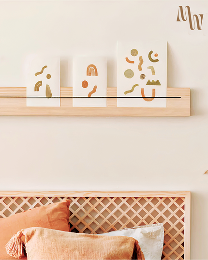 Wooden Picture Shelf | 4 sizes