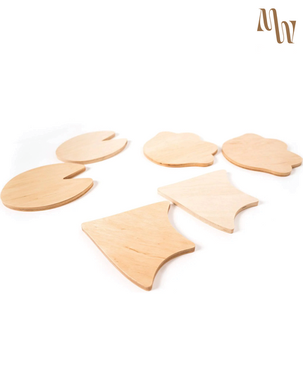 Wooden Footprint | Set of 2