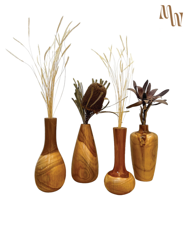 Wooden Vase | 4 Styles