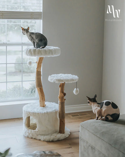 Dual Haven Cat Tower