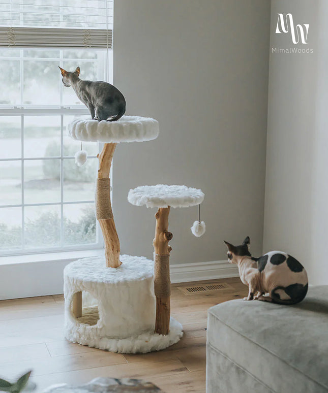 Dual Haven Cat Tower