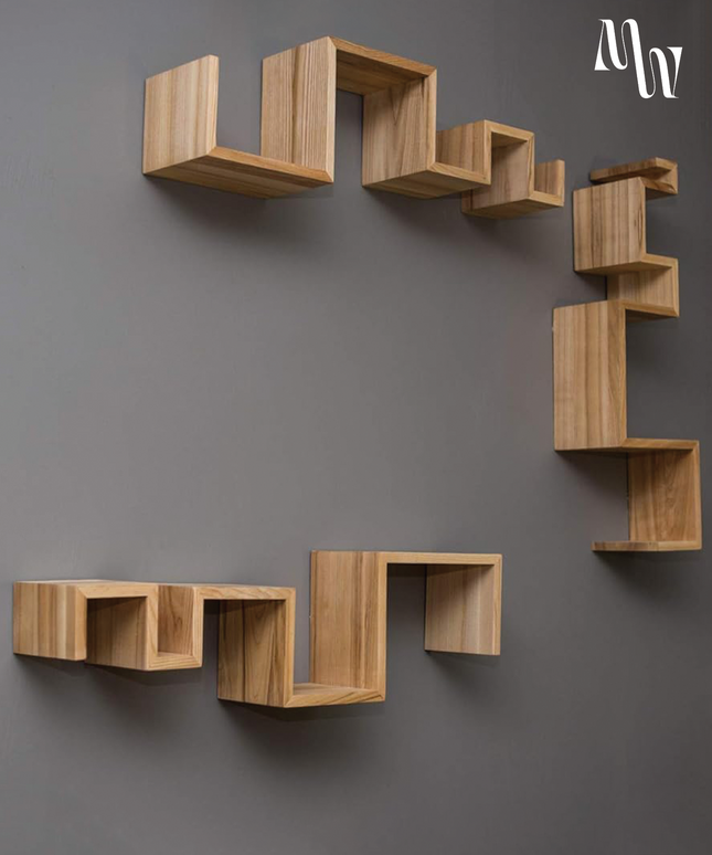 Geometric Wall Shelf | Set of 3