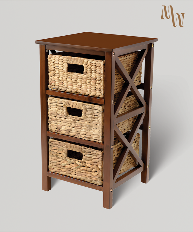 Three Compartment Sedge Cabinet