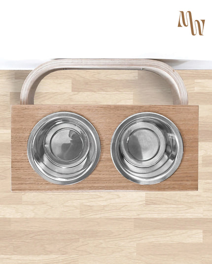 Wooden Elevated Dog Bowl Stand | 3 Sizes