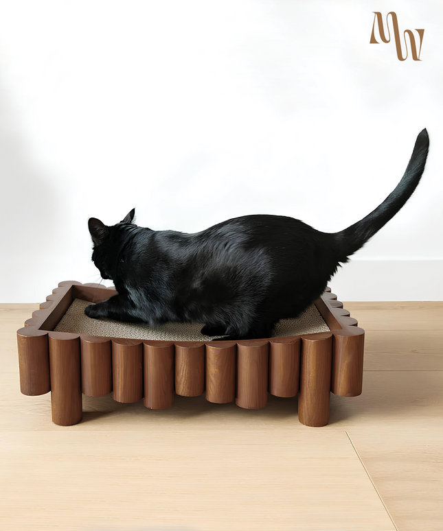 Wooden Cat Scratcher