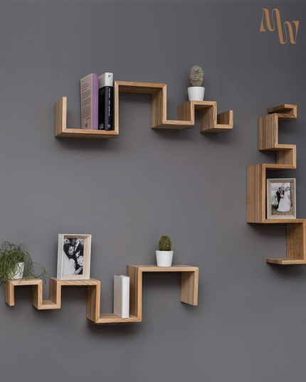 Geometric Wall Shelf | Set of 3