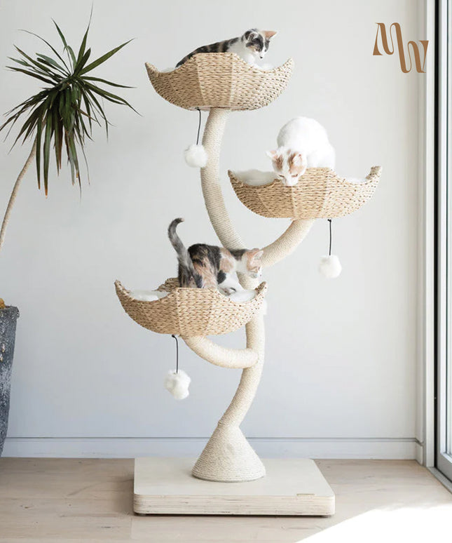 Branch & Basket Cat Tree | 3 Baskets