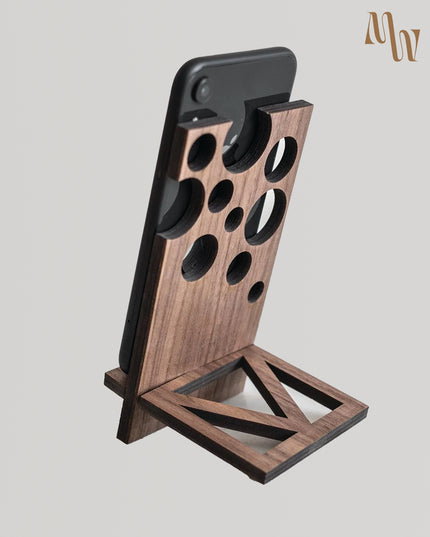 Wooden Patterned Smartphone Stand