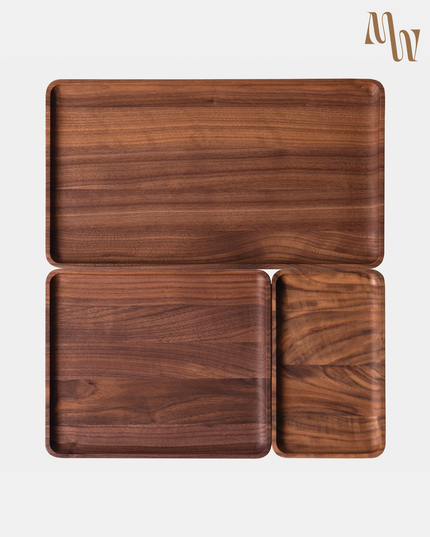 Wooden Tray Bundle | Set of 3