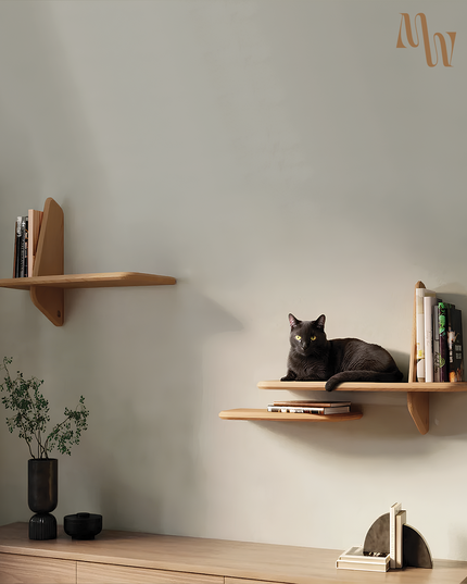 Wooden Cat Shelves | 2 sizes