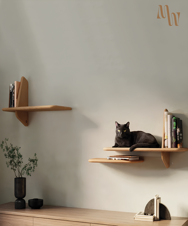 Wooden Cat Shelves | 2 sizes