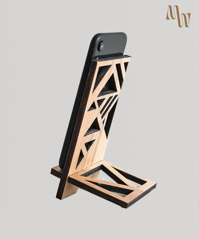 Wooden Patterned Smartphone Stand