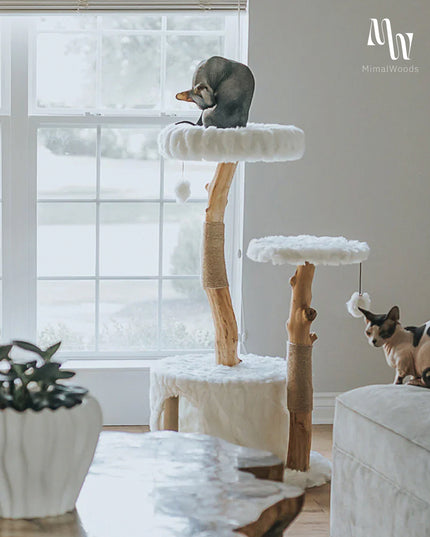 Dual Haven Cat Tower