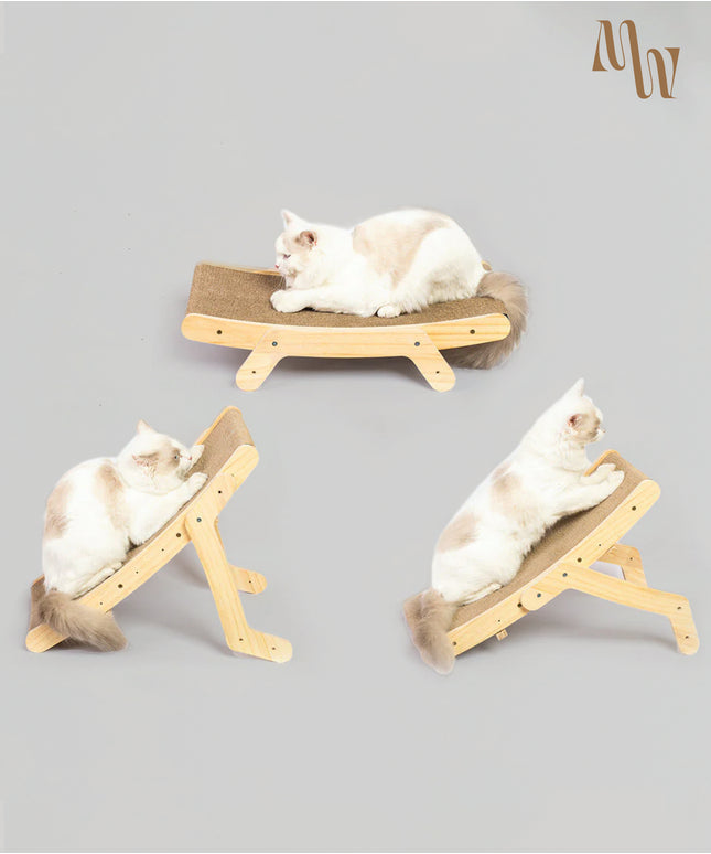 3-in-1 Cat Scratcher & Lounger