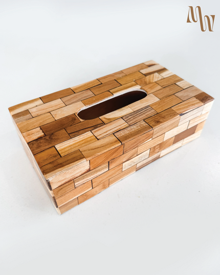 Mixed Wooden Tissue Box