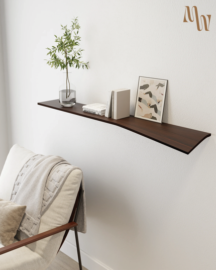 Curved Wooden Shelf | 3 sizes