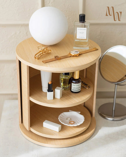 Round Multi-purpose Nightstand