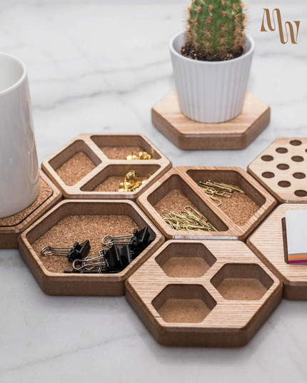 Honeycomb Desk Organizers