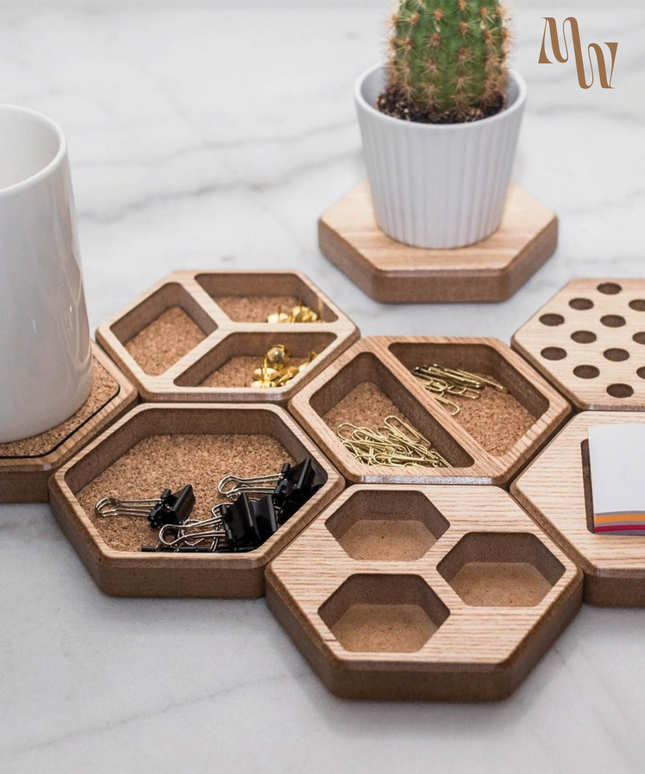 Honeycomb Desk Organizers