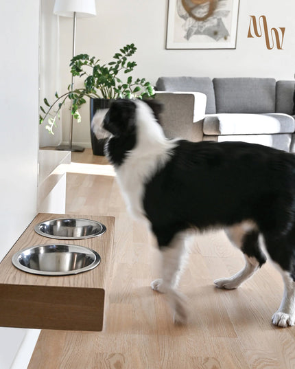 Wooden Elevated Dog Bowl Stand | 3 Sizes