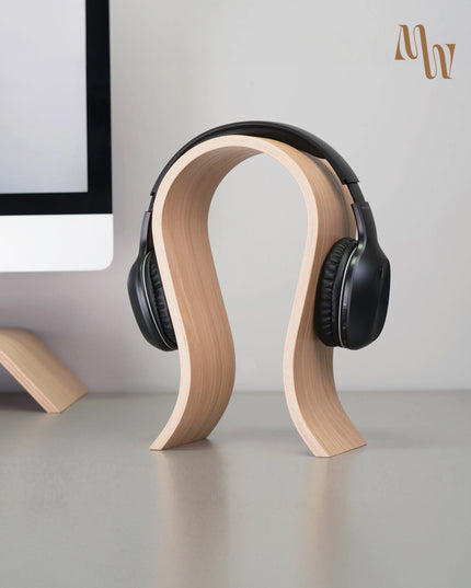 Wooden Headphones Stand