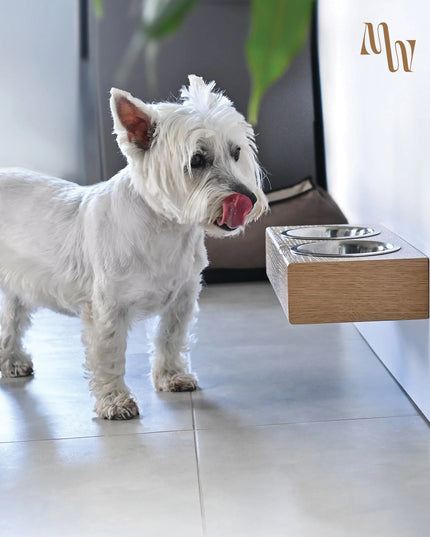 Wooden Elevated Dog Bowl Stand | 3 Sizes