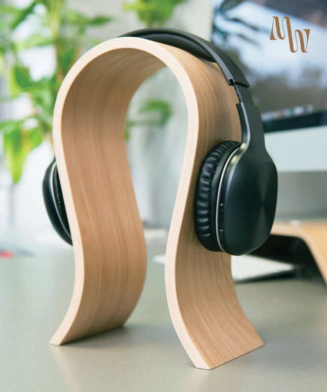 Wooden Headphones Stand