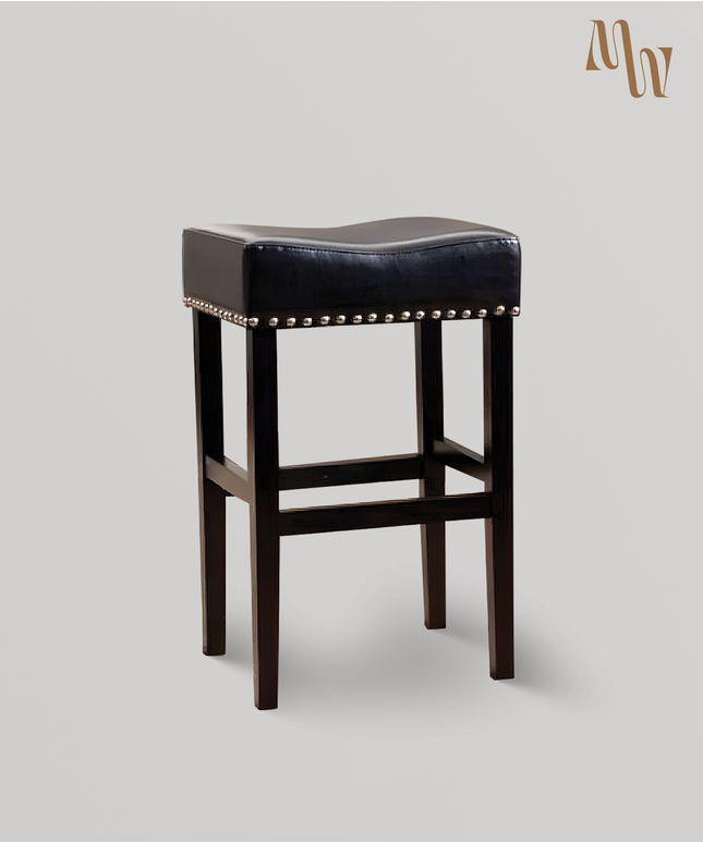 Stool Bar With Faux Leather