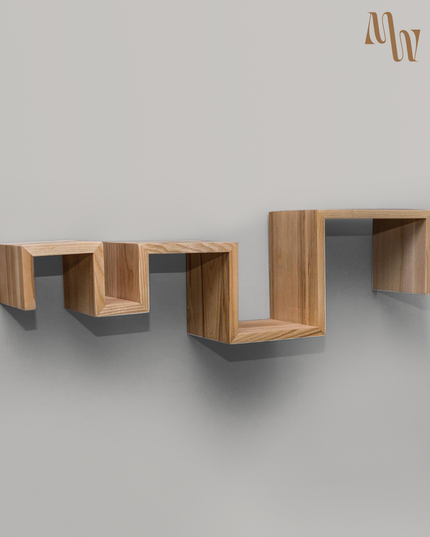 Geometric Wall Shelf | Set of 3