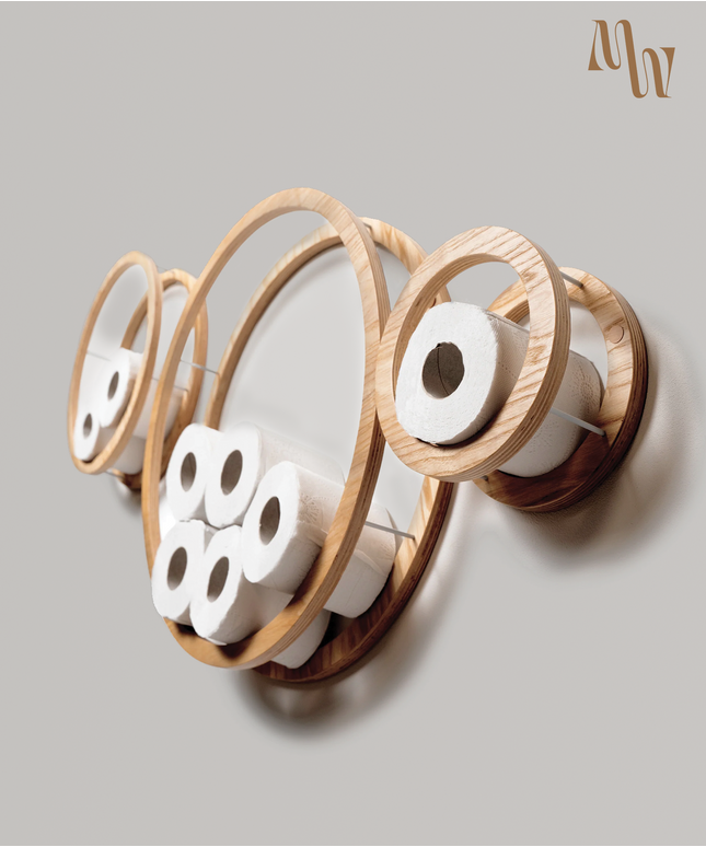 Circle Toilet Paper Holder | Set of 3