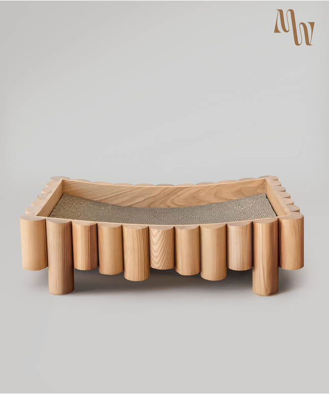 Wooden Cat Scratcher