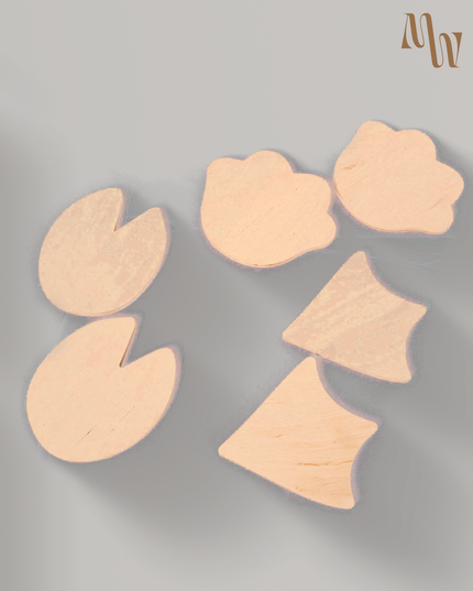 Wooden Footprint | Set of 2